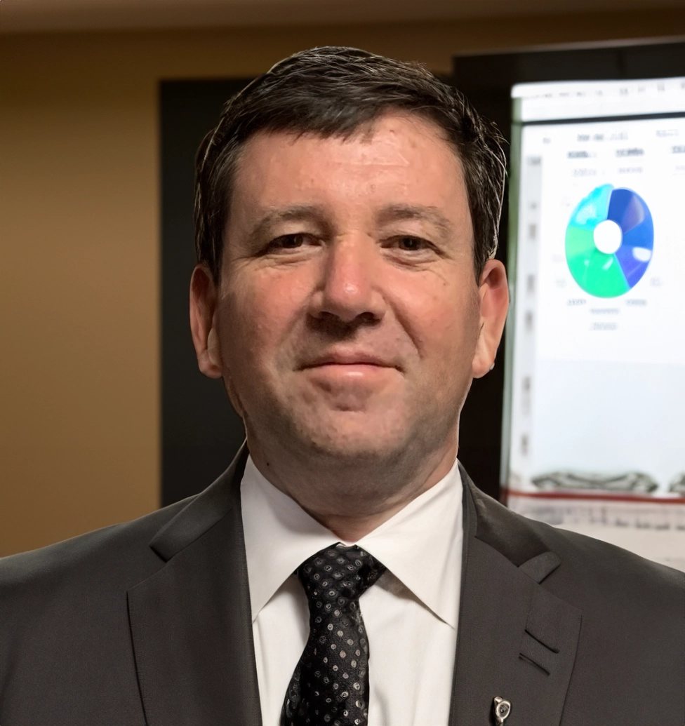 Portrait of Stewart Hughes, Clerk of Court